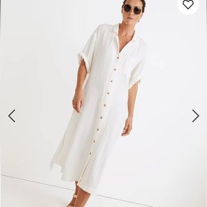 Lightestspun Cover-Up Maxi Shirtdress